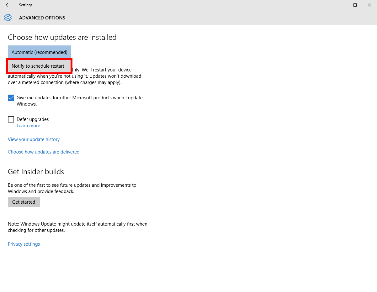 Avoid Inconvenience caused due to Software Update Restart