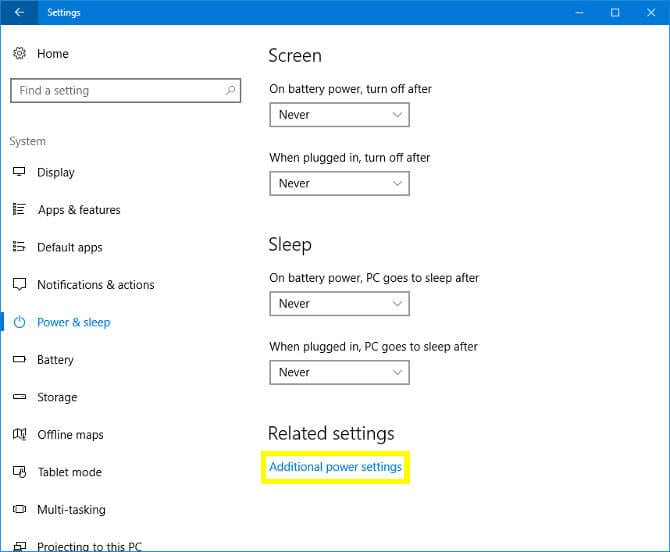 Battery Consumption Issues windows 10