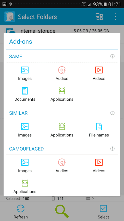 search duplicate file SDF