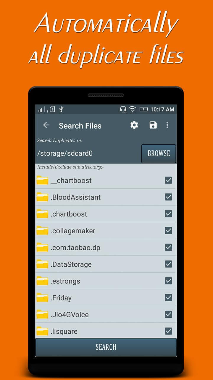duplicate file remover for Android