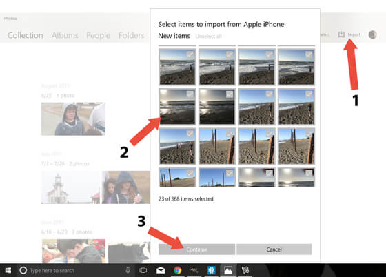 Windows Photos app