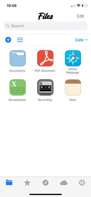 file manager and browser