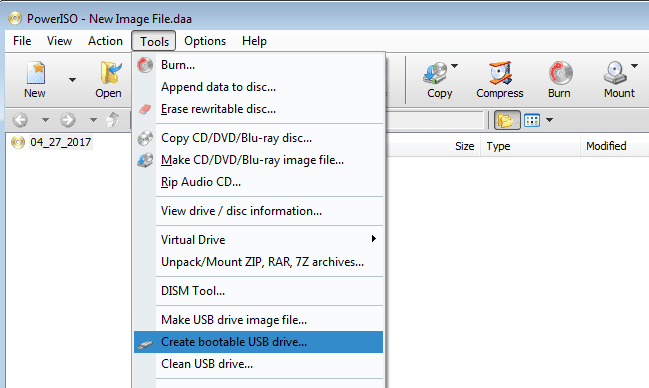 bootable usb