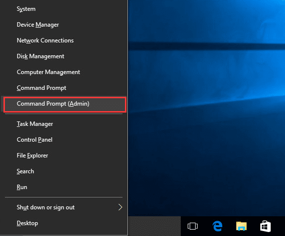 command prompt windows 10