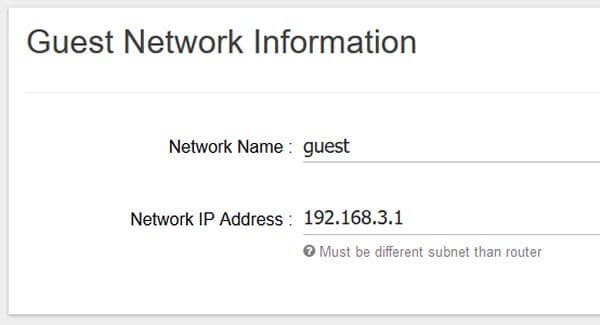 Set up a Guest Network