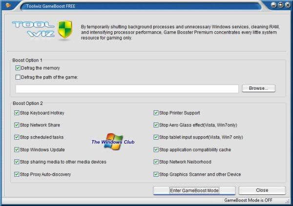 ToolWiz Game Boost