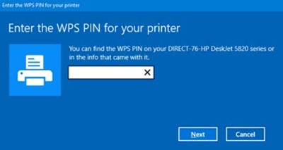 WPS Pin