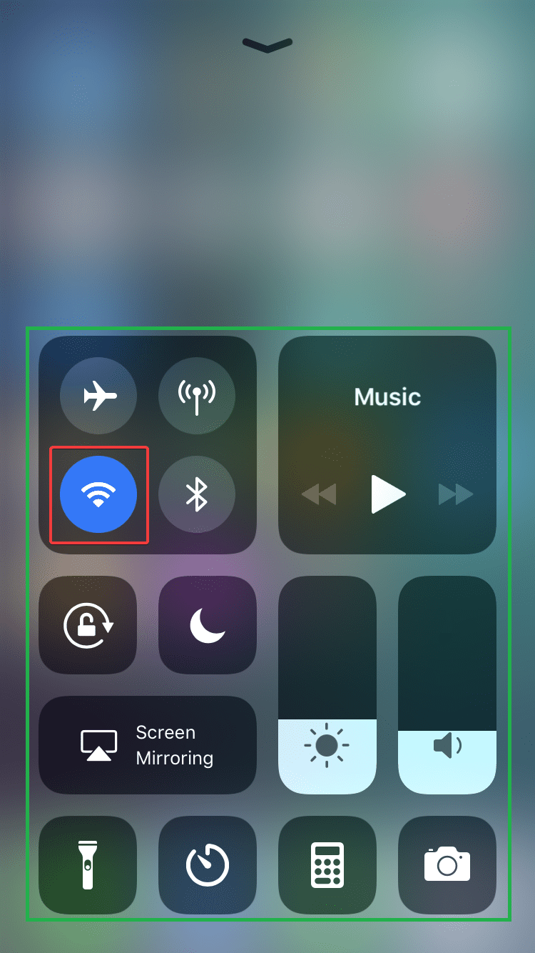WiFi On and Cellumar Data Off iPhone