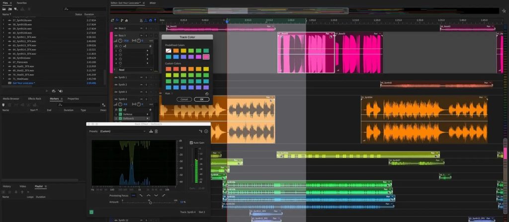 adobe audition interface