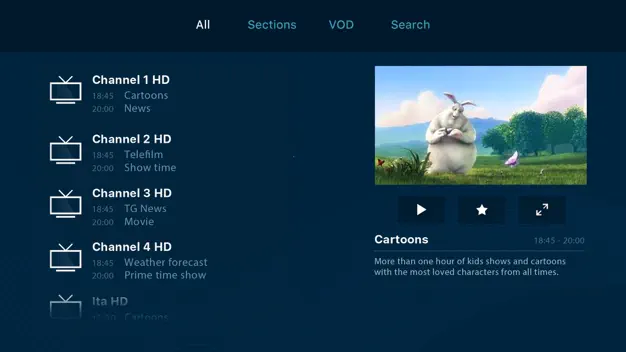 rIPTV for Apple TV