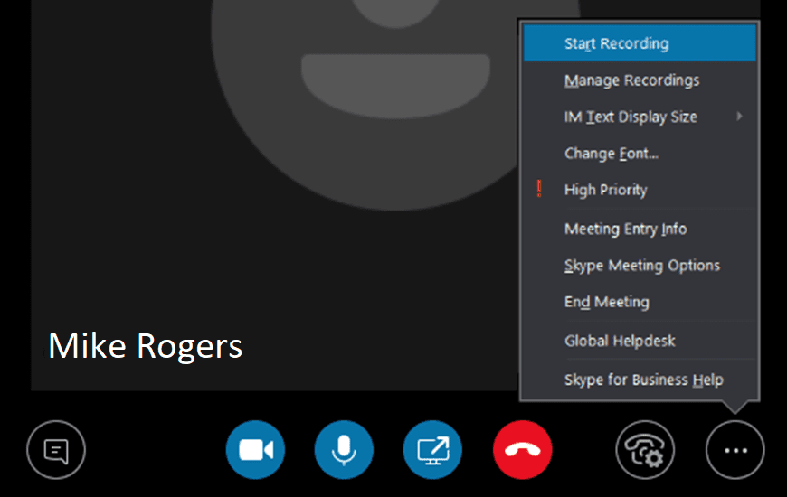 Skype Call Recording