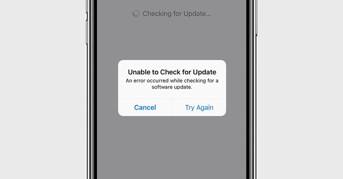 How to Fix iOS 13.1 ‘Unable to Check for Update’ Error