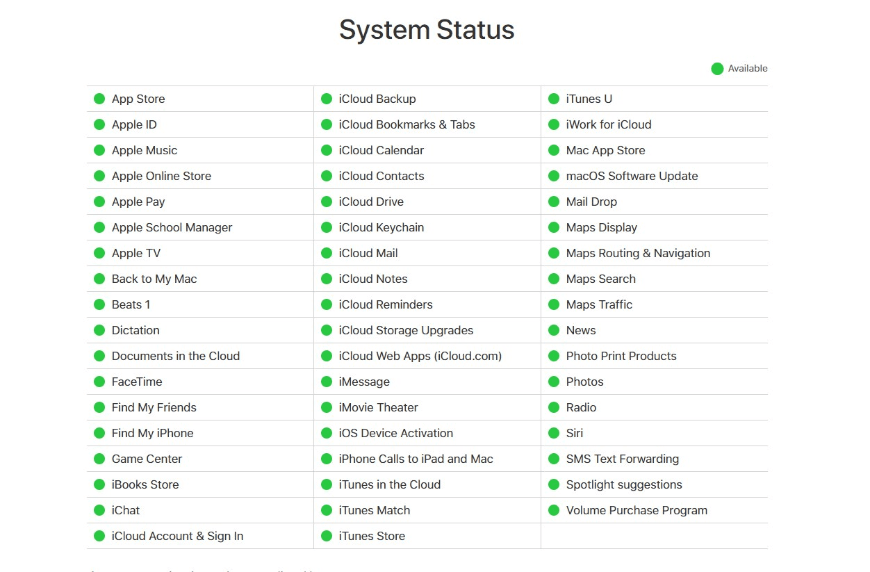 Apple Servers