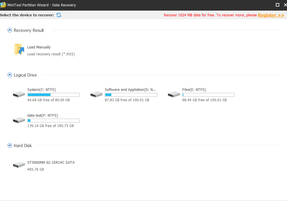 MiniTool Partition Wizard Partition Recovery for Windows