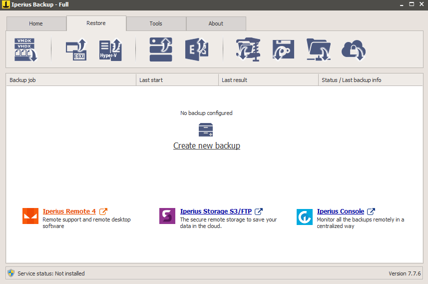  Restore varying files and folders- Iperius Backup Review