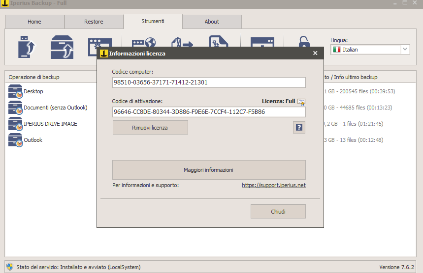 Trial available for users in Iperius Backup