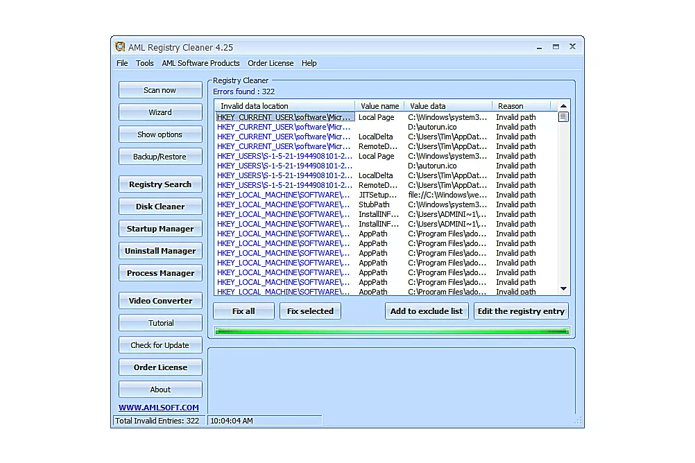 AML Registry Cleaner
