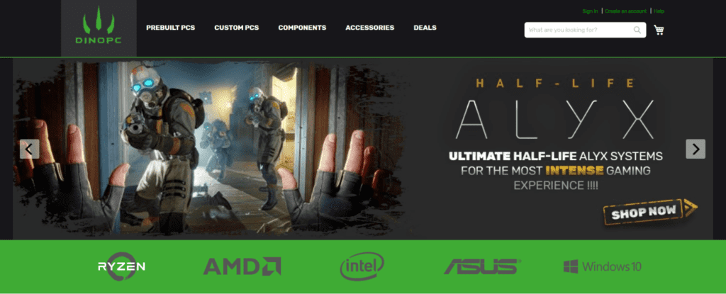 DinoPC for PC Parts