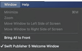 welcome window
