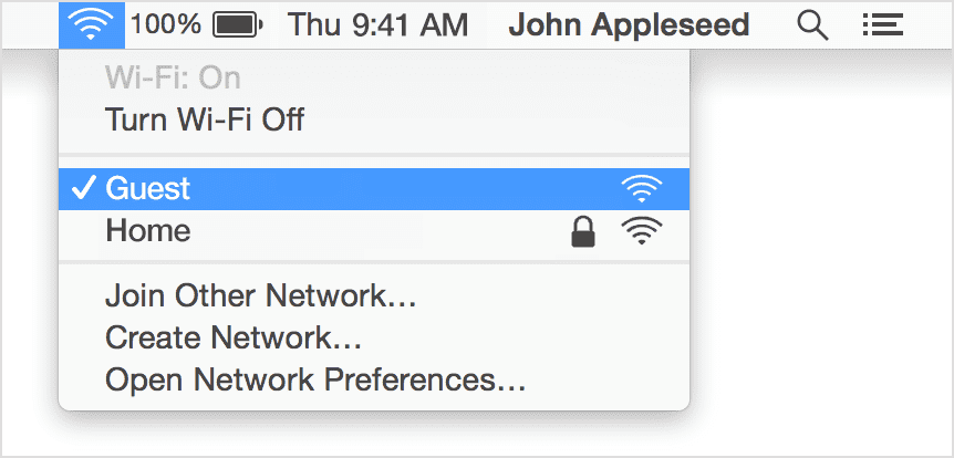 turn Wi-Fi on Mac