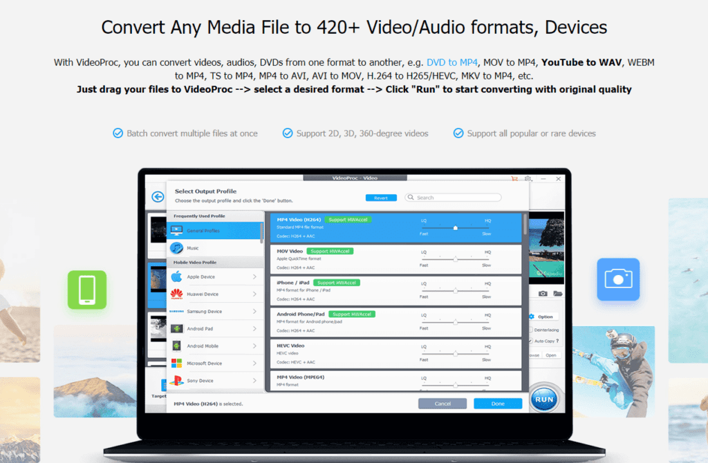 VideoProc video processing software