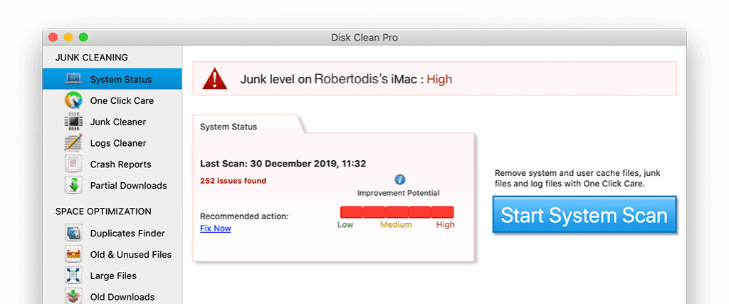 disk clean pro
