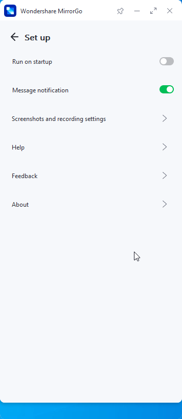 message notification