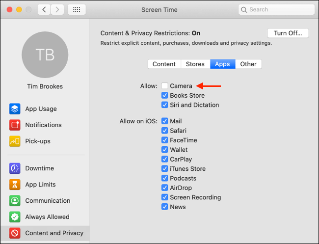 Screen Time Permissions