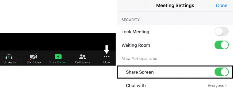 zoom screen share