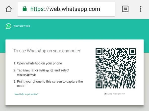 whatsapp web
