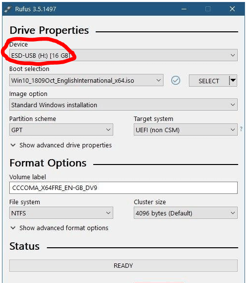 clean flash drive