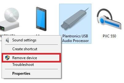 Uninstall your Microphone