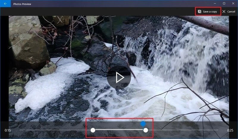 scrub the footage