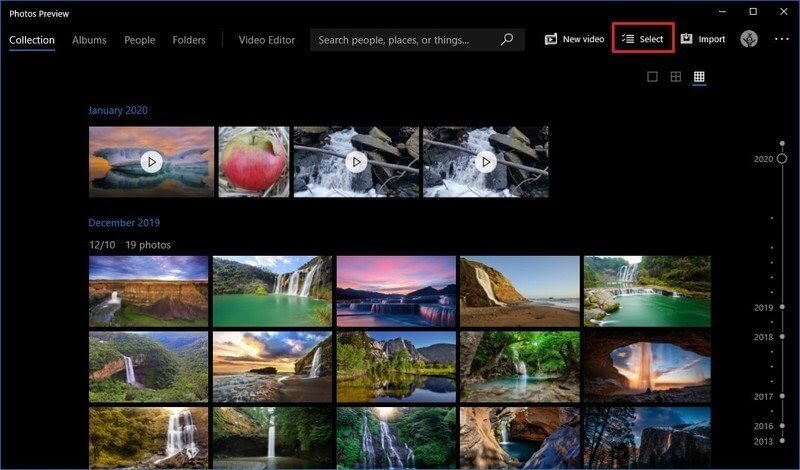 Select photos
