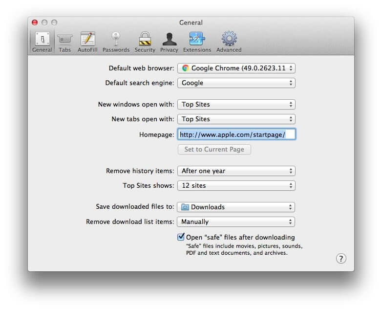 extract safe files