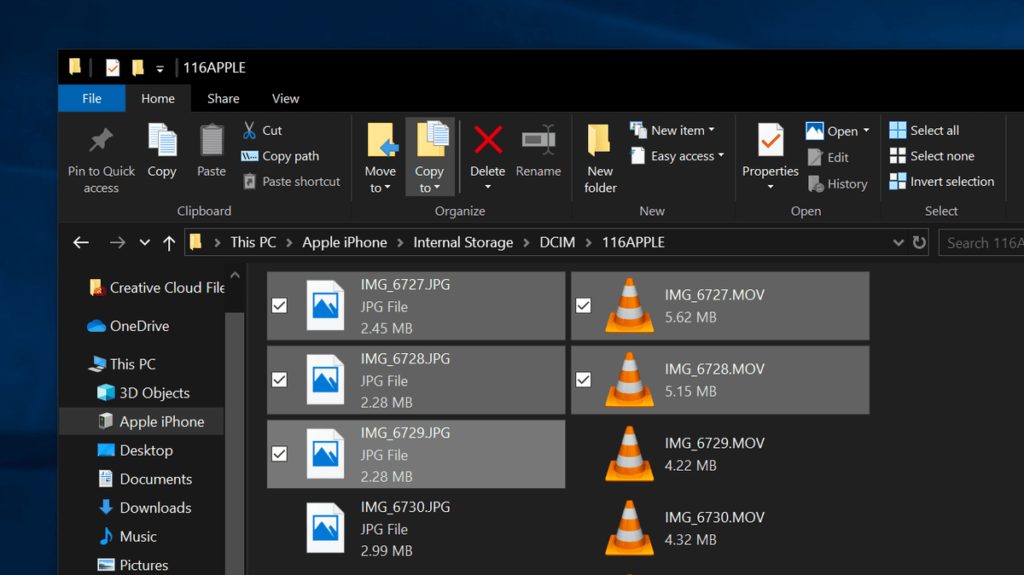select multiple pictures