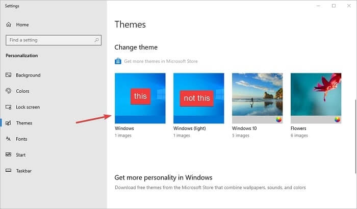 custom theme