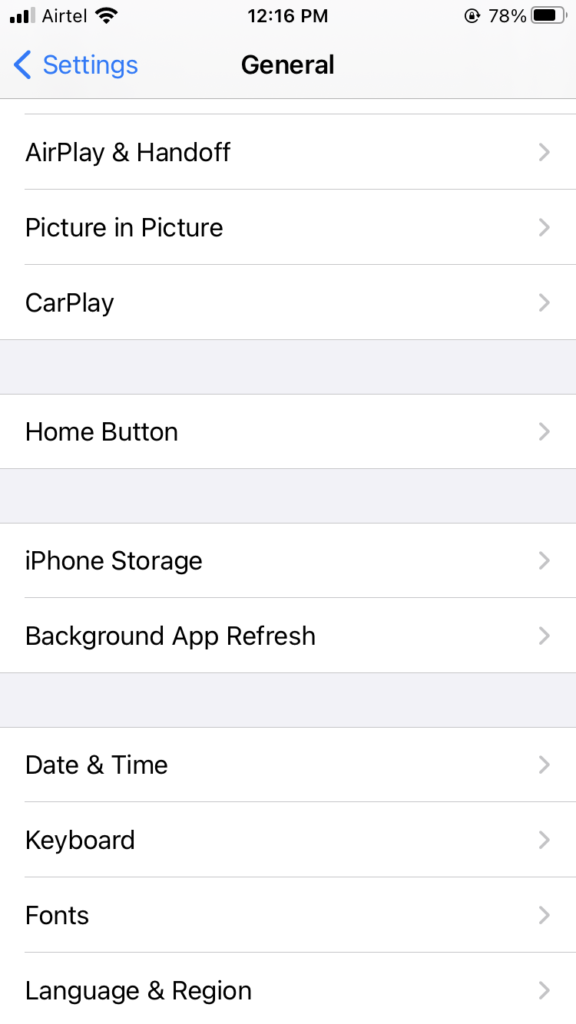 iphone storage