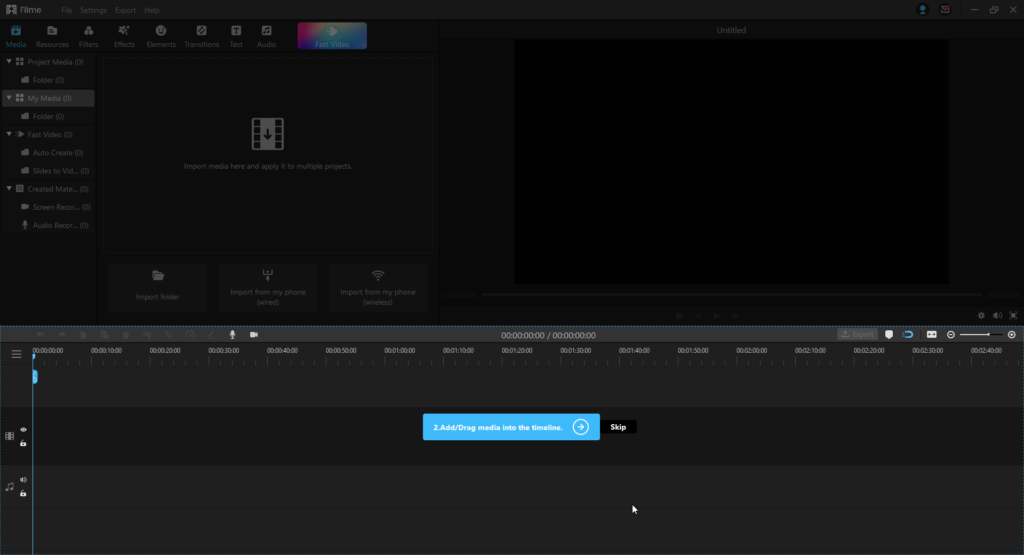 video drag