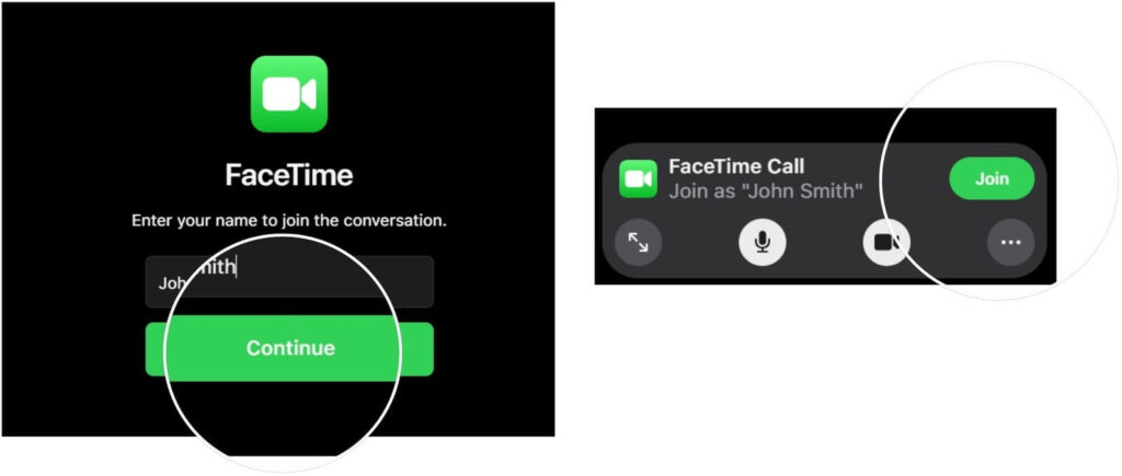 Join FaceTime Call