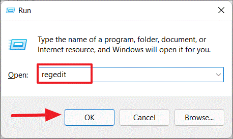 regedit