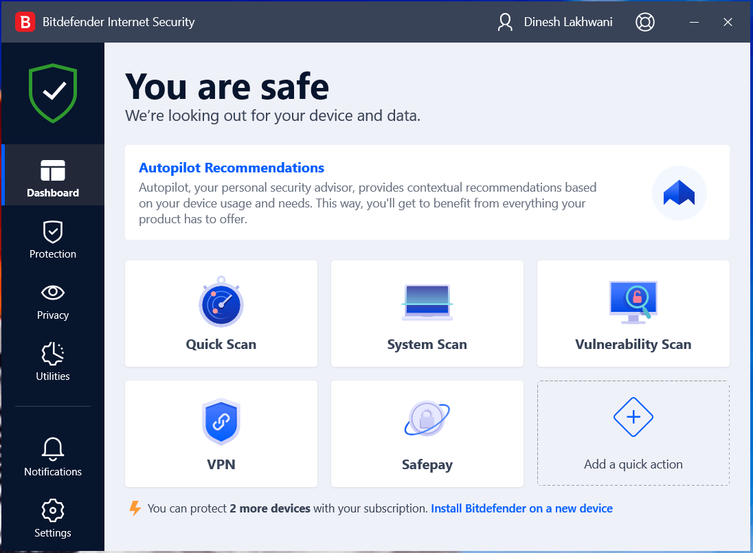 bitdender internet security