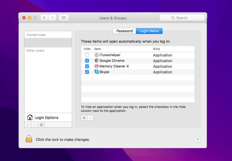 background apps