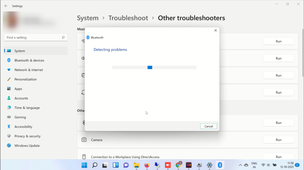 detecting problems