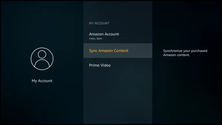 Sync Amazon Content