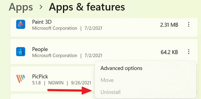 Removing Bloatware