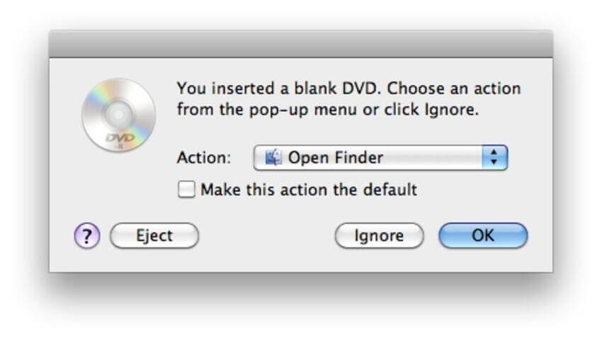 blank disc