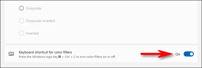 keyboard shortcut