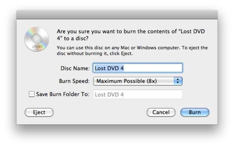 disc name