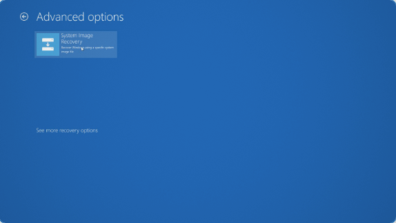 Advanced options